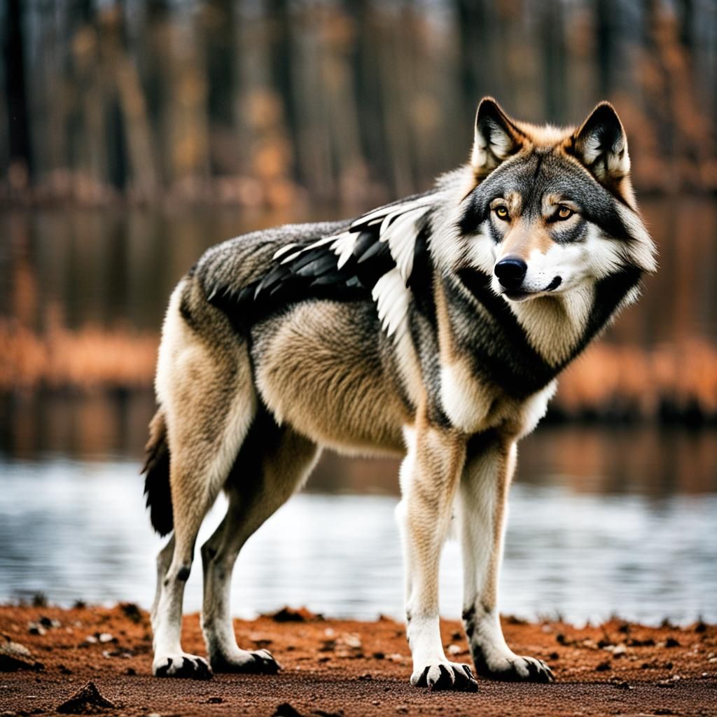 Wolf Goose Hybrid Creature