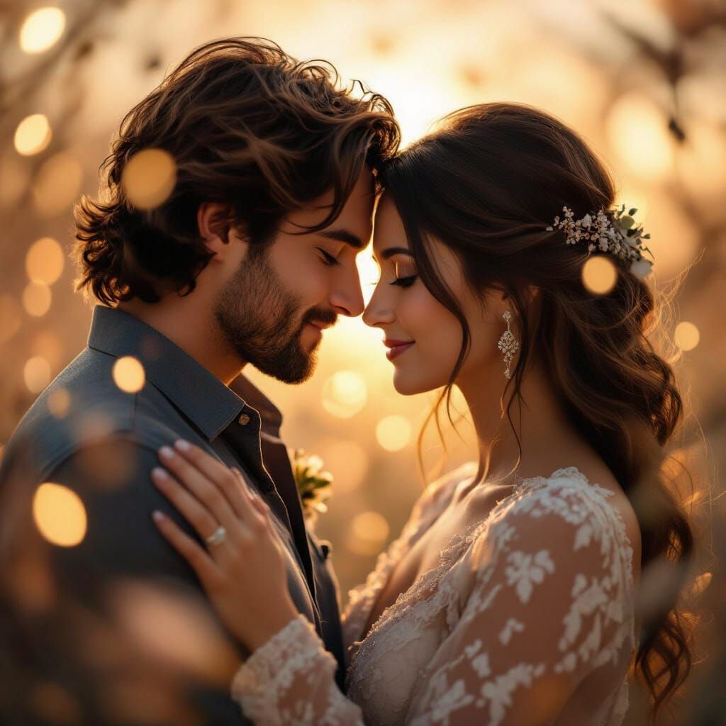 Infinite Love for Wife Captured in Photorealistic Style