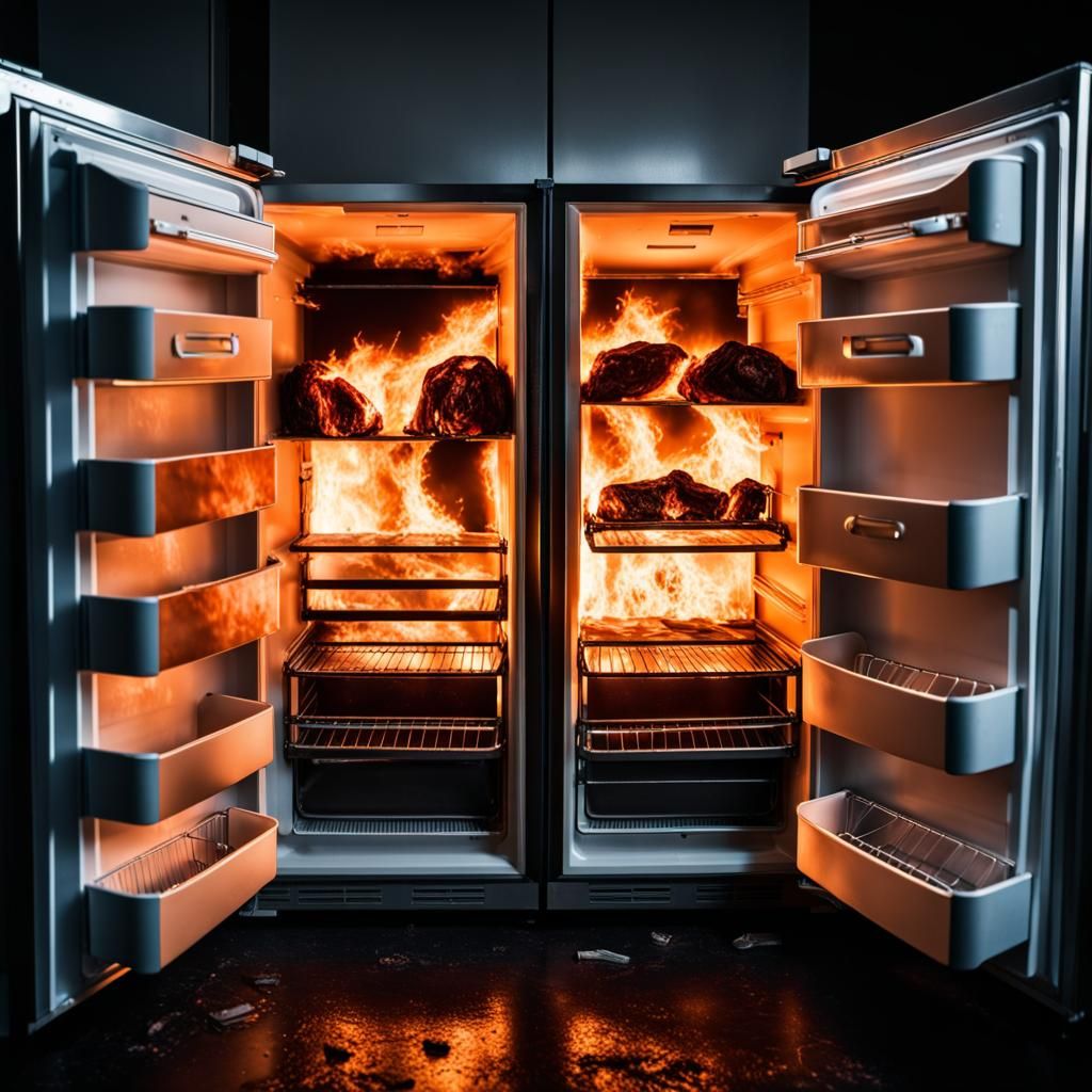 Hellmouth Fridge: A Chilling Photographic Vision