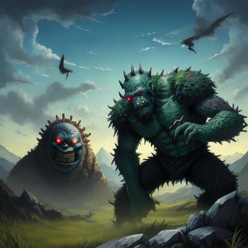 AI Generated ROI Monster Image