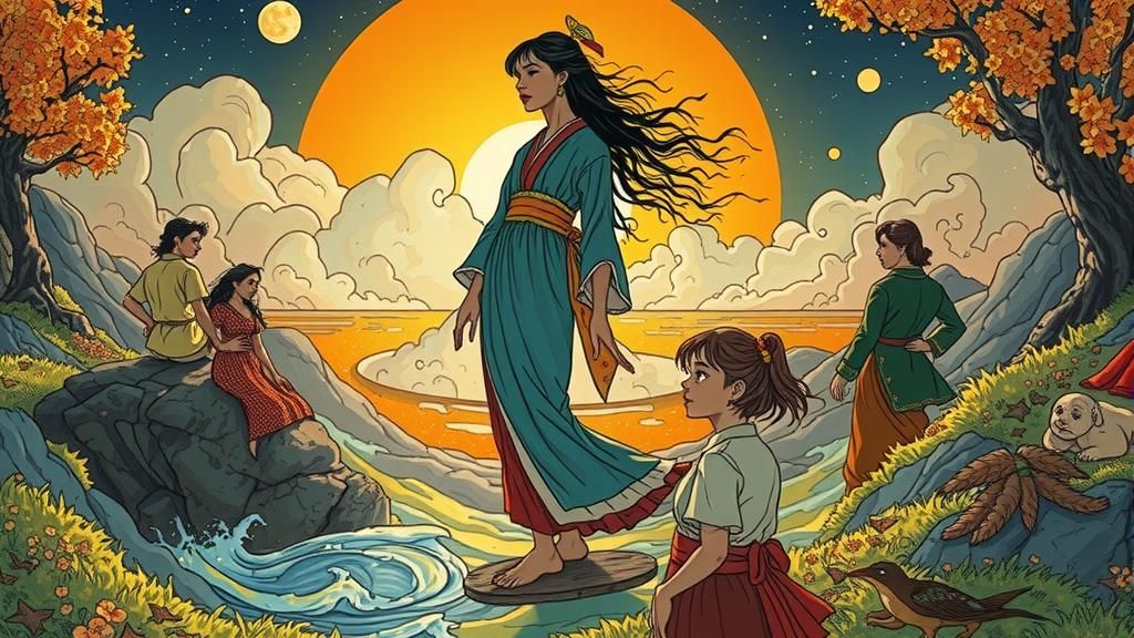 Futurist Graphic Novel Page in Elaborate Detail