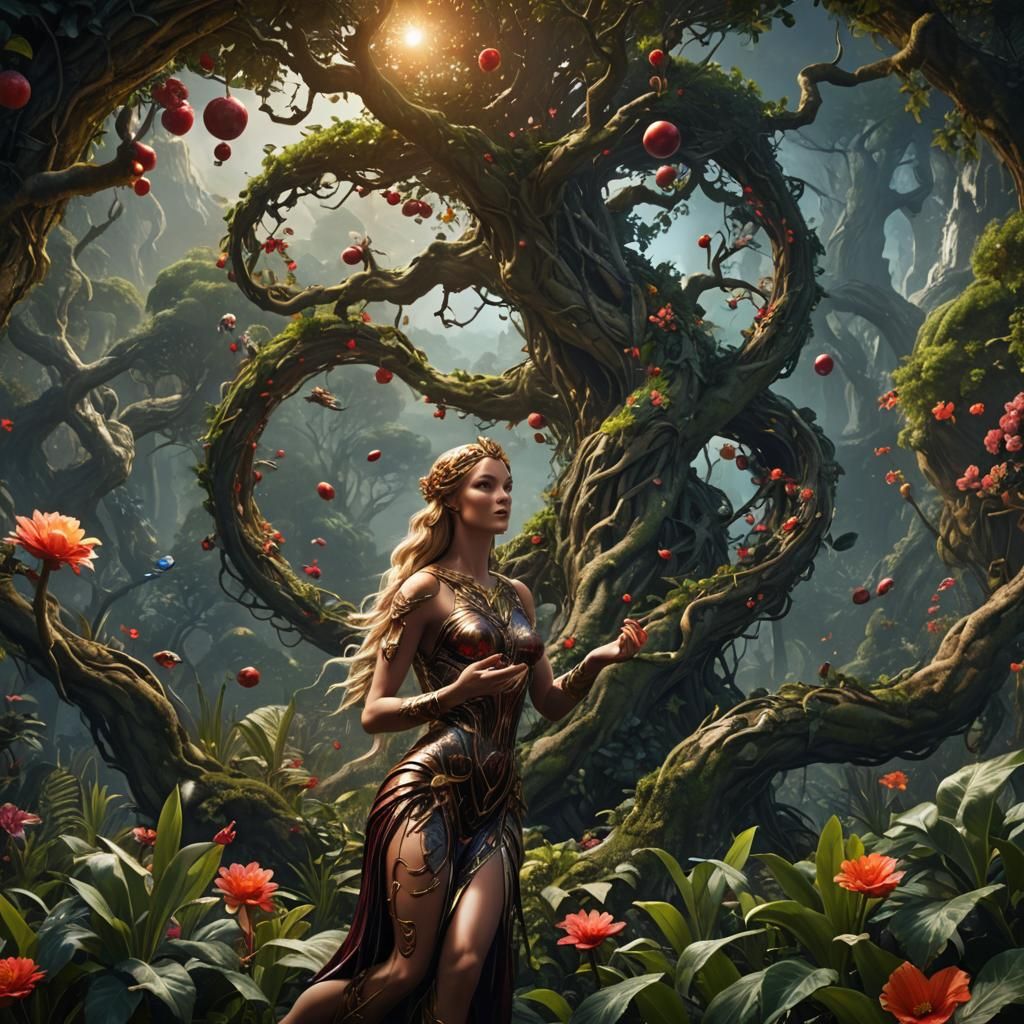 Creation of Eve: Detailed Matte Painting