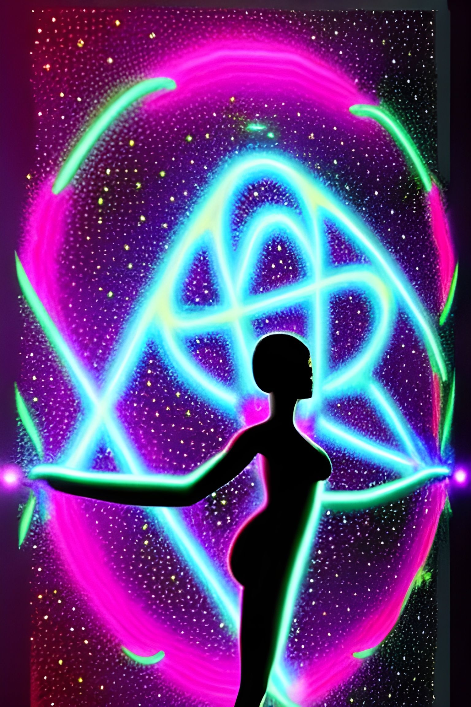 Neopunk Wizard Opens Sidereal Multiverse Portal