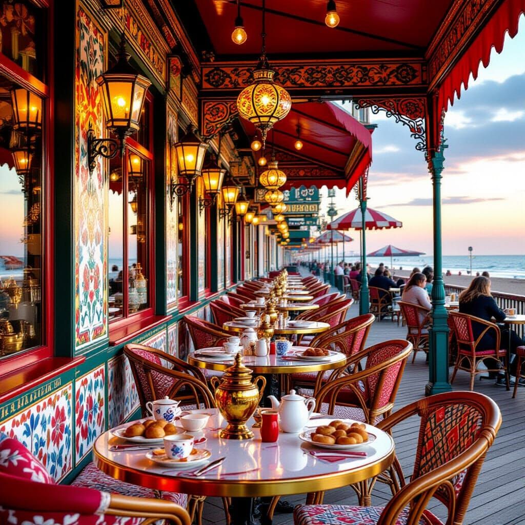Enchanted Russian Cafe in Brighton Beach, Brooklyn