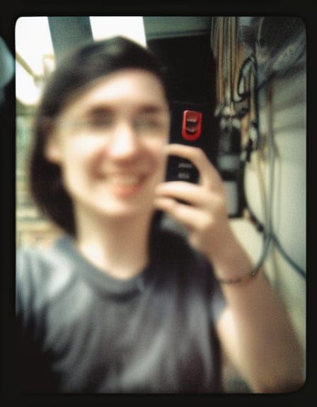 Lo-Fi Cell Phone Selfie: Nokia Siemens Era