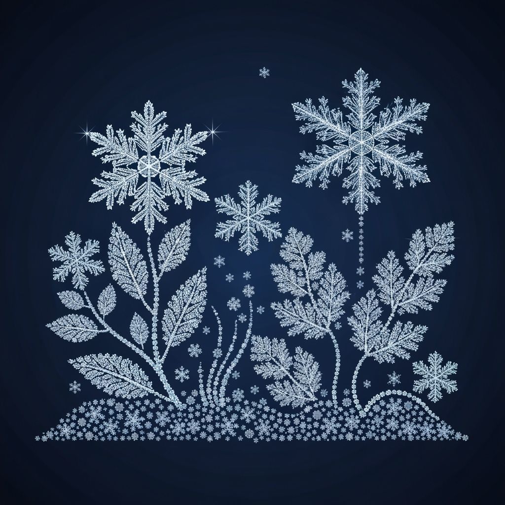 Snowflake garden