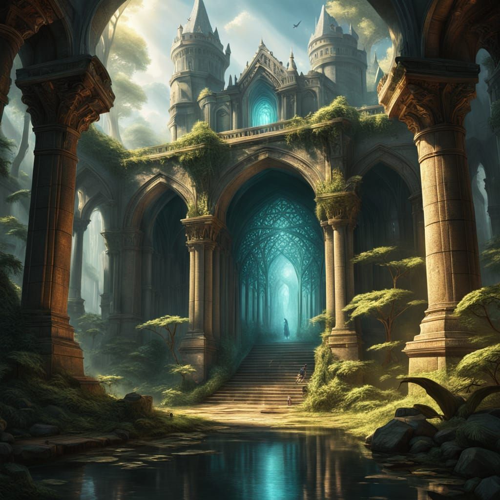 Magical Fantasy Realms: Castles, Vaults, and Spell Schools