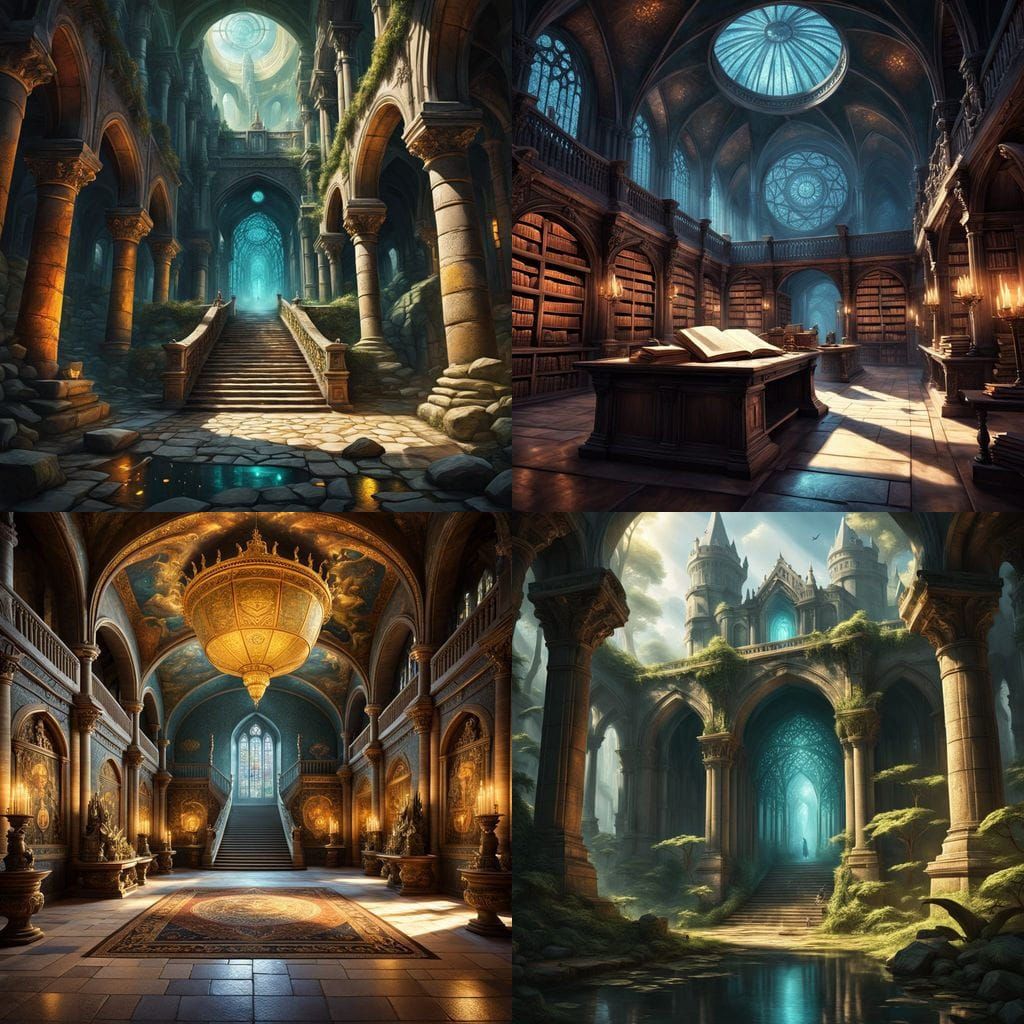 Enchanted Spaces: Spell Schools and Treasure Vaults