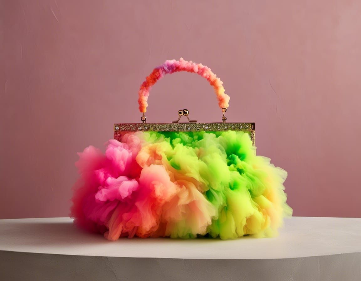Neon Smoke Designer Purse in Glamorous Closet