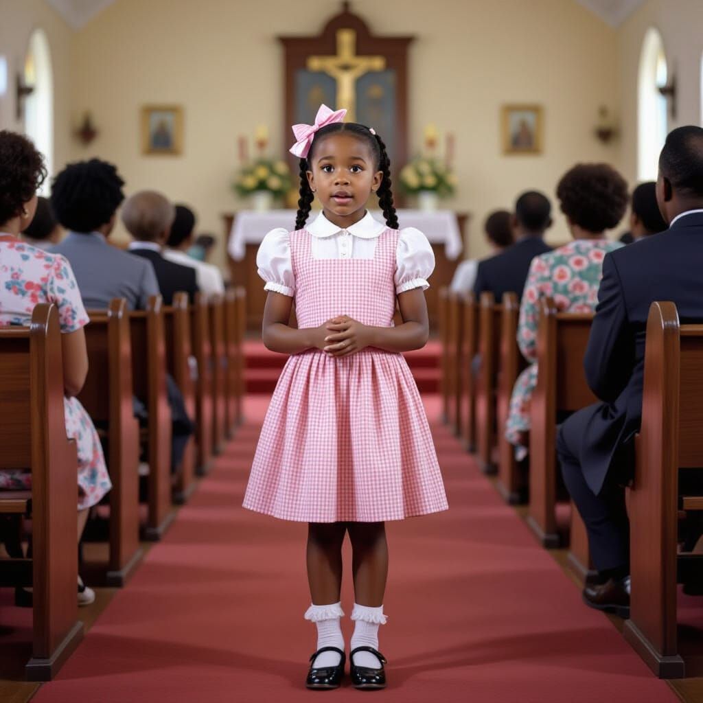 Vintage 1950s Easter Speech at Church