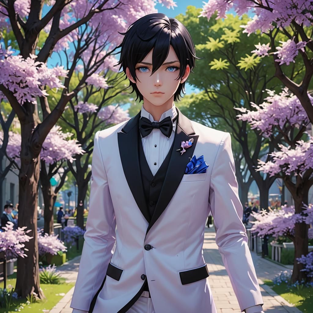 Magical Boy in Tuxedo: 3D Anime Art