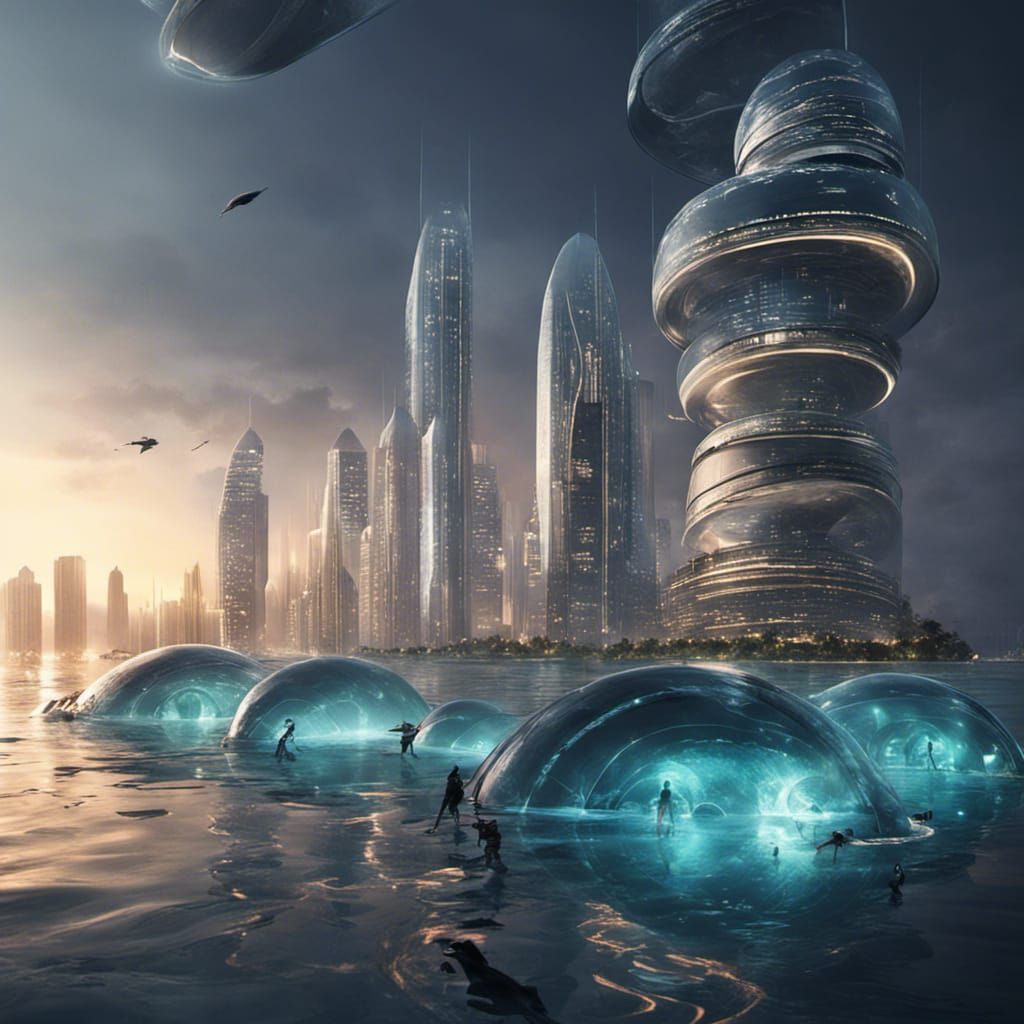 Futuristic Undersea Metropolis: A Vision of Tomorrow