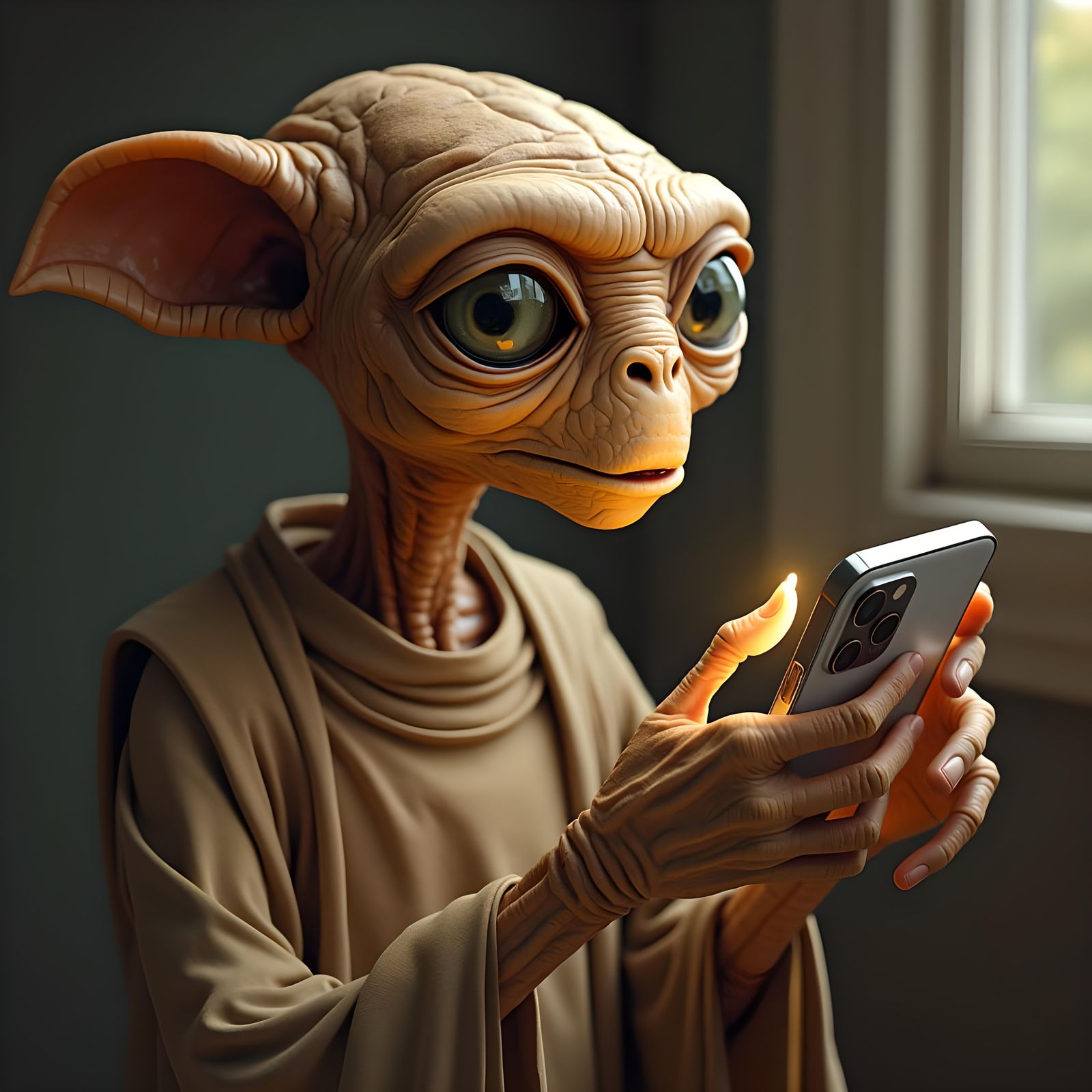Realistic E.T. Using an iPhone