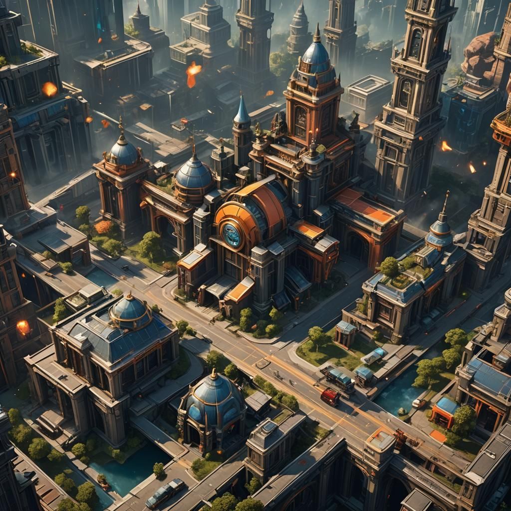 Optimized Team Communication: Matte Painting Concept Art