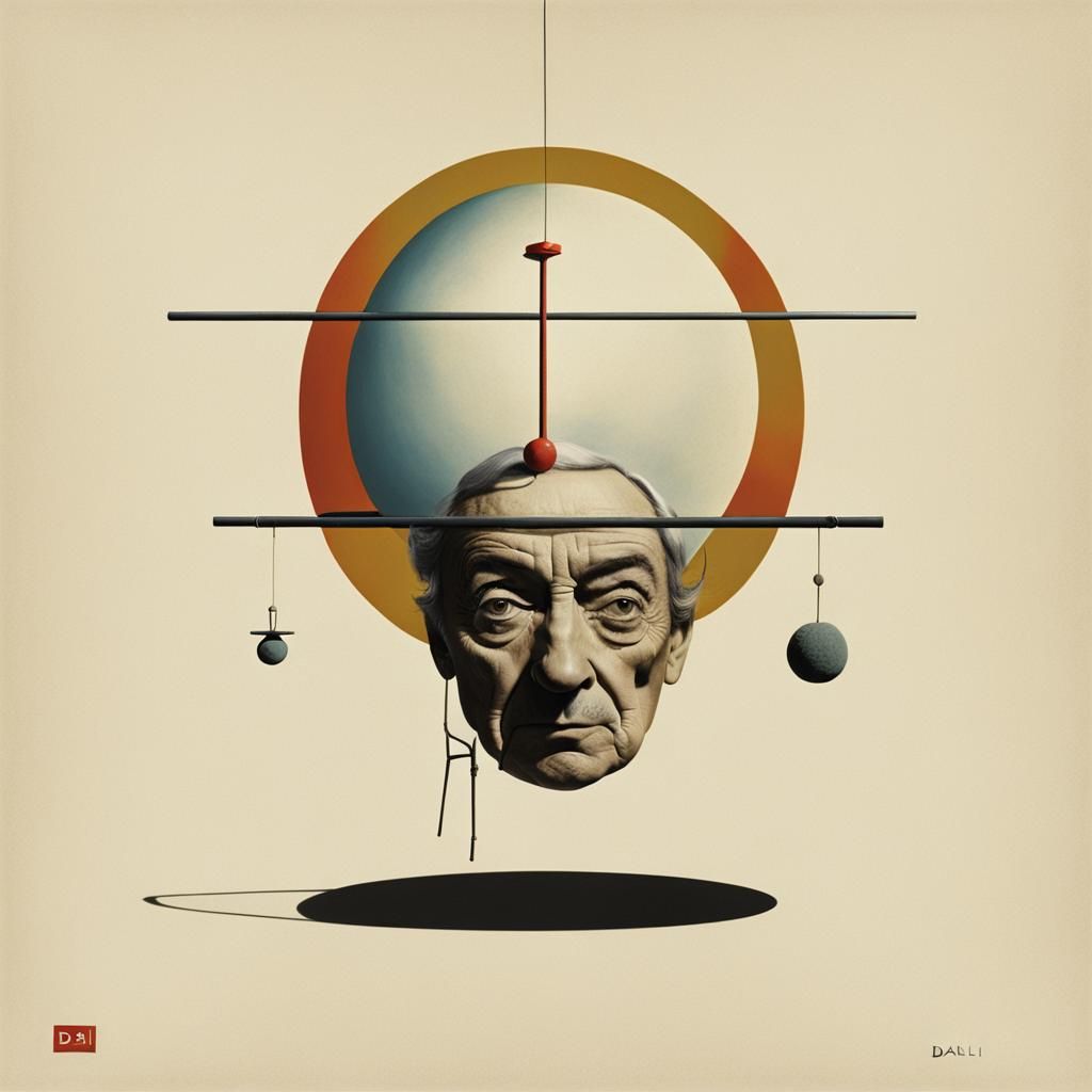Surreal Minimalist Art Inspired by Dali and Bosch