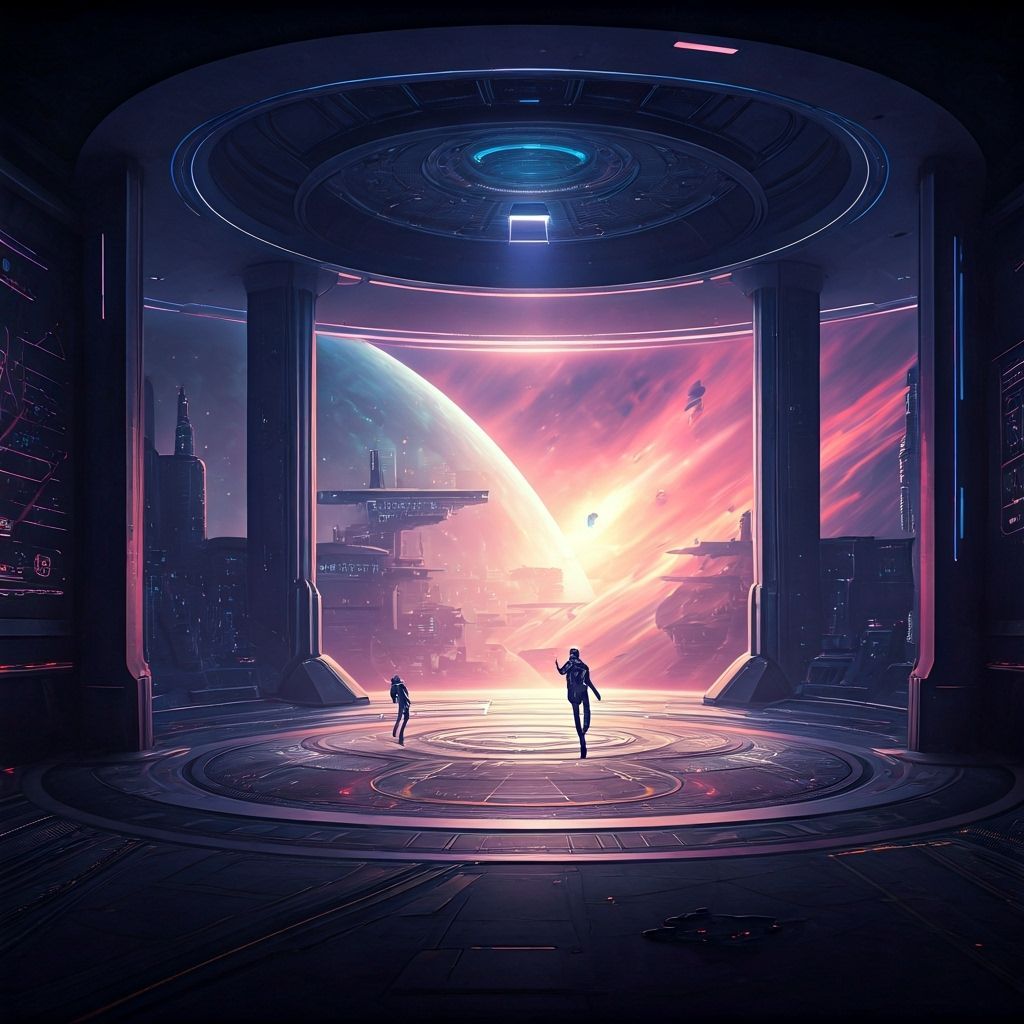 Synthwave Space Academy on Terraformed Moon