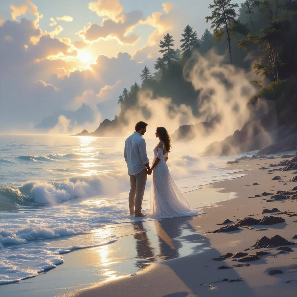 Second Chances Love Story on Misty Island Shore