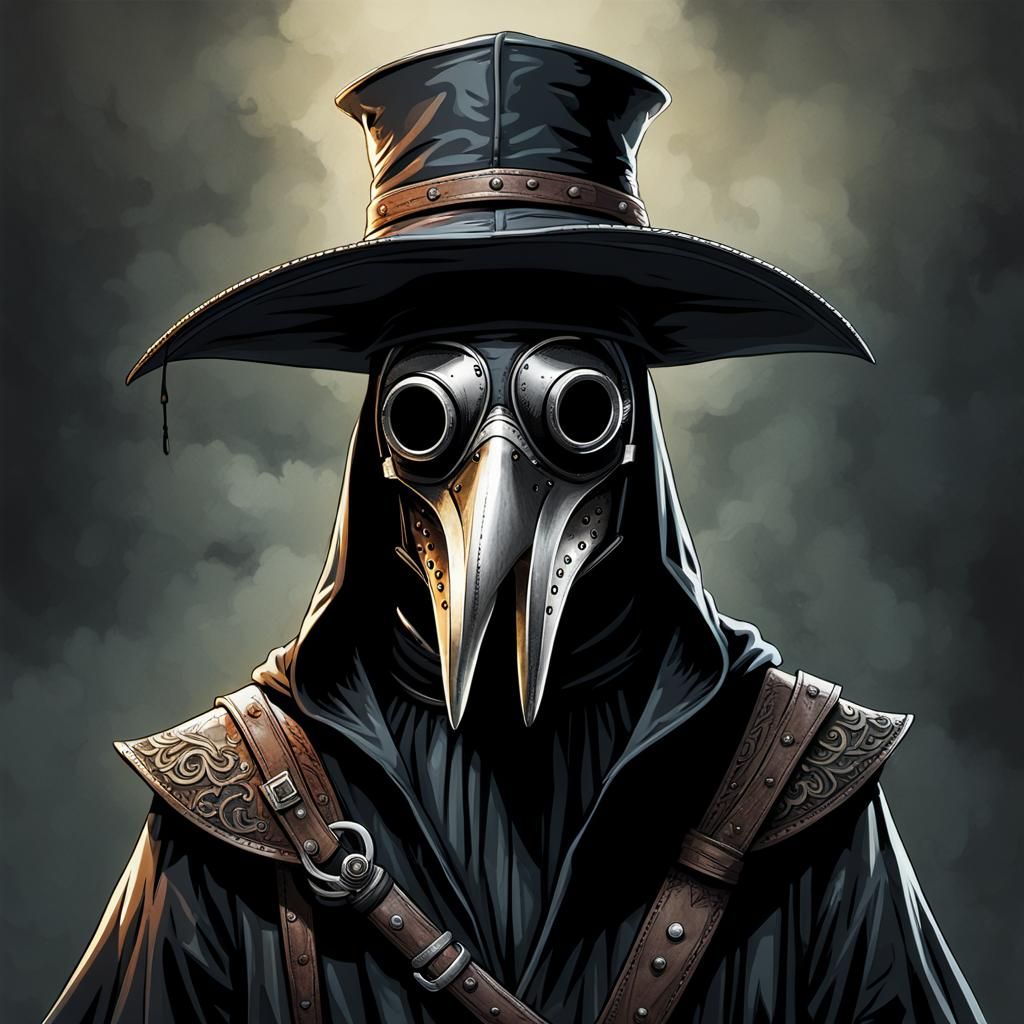 Plague Doctor Trucker: A Medieval Modern Mashup