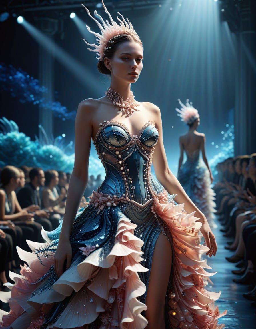 Ethereal Ocean-Inspired Fashion Photography