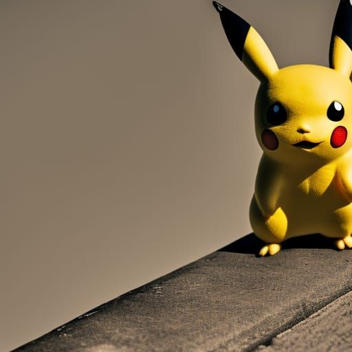 Pikachu in Professional Photography Style