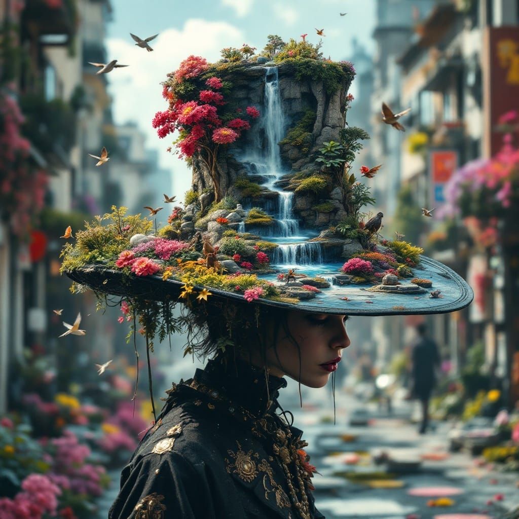 Hat of beautiful nature