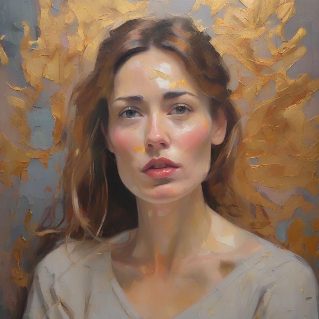 Ethereal Portrait in Golden Hour