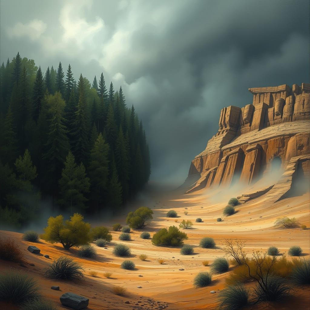 Forest to Desert: Climate Change Activism in Matte Painting ...