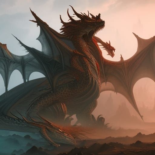 Intricate Dragon Armor Concept Art