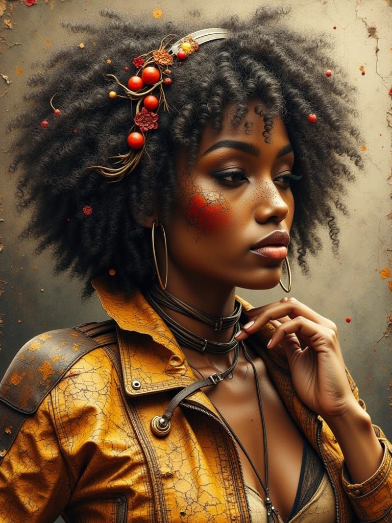 Sepia Musicians in Dynamic Concept Art Style