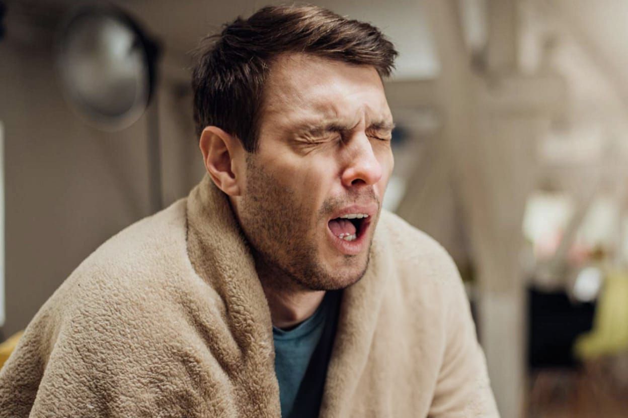 Man Focused in AI Generated Image