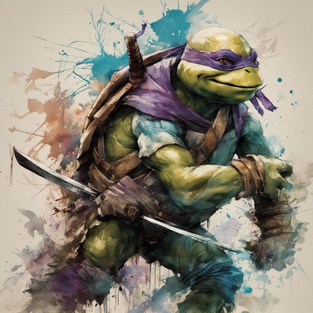 Teenage Mutant Ninja Turtles Trading Card Art