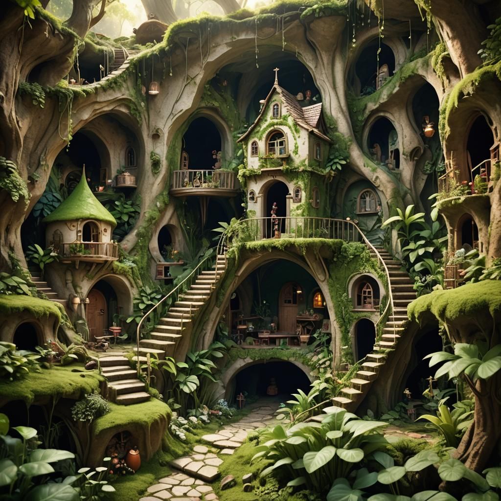 Cave Dwelling: An Ant Colony's Architectural Marvel