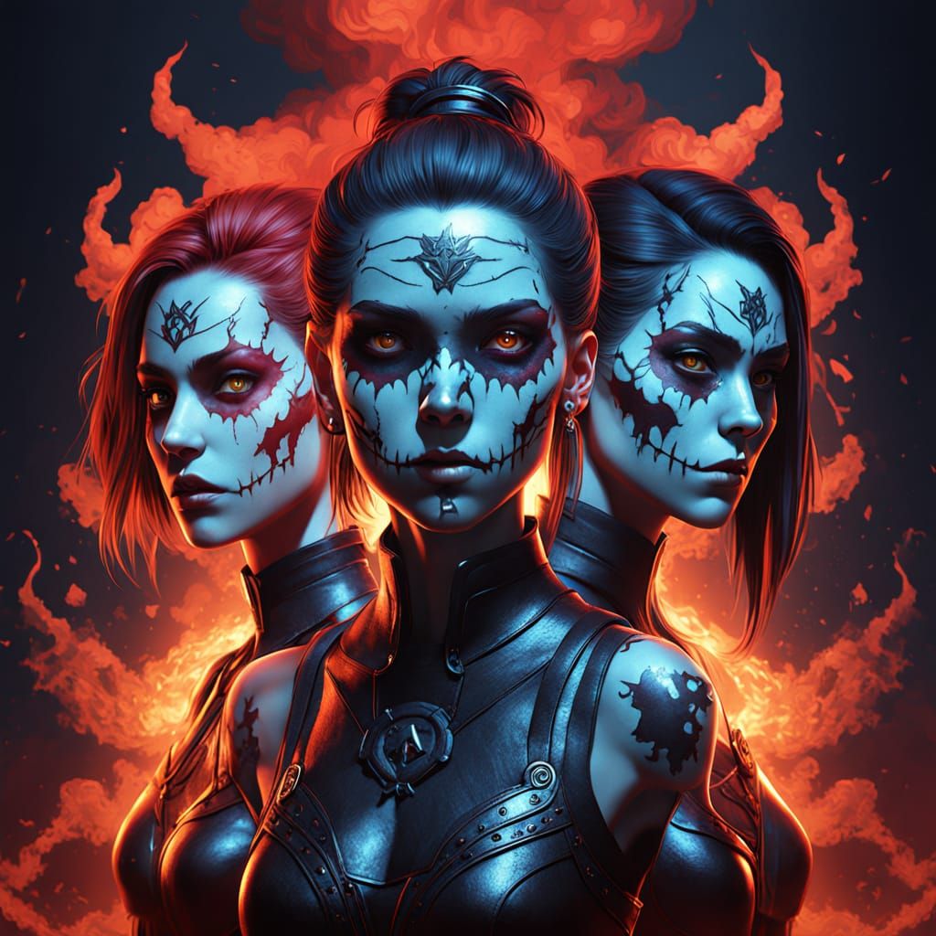 Warrior Women Clash with Zombie Army in Duality