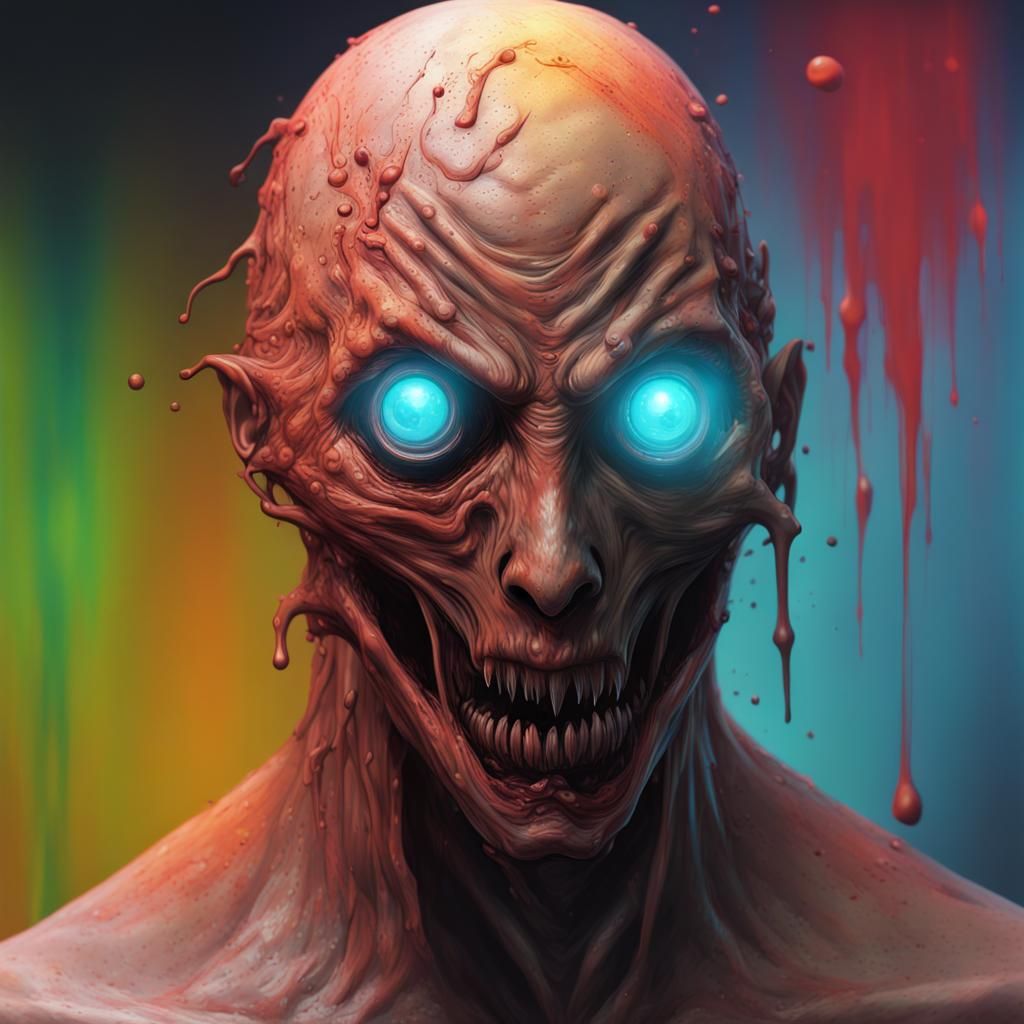 Hyperrealistic SCP-096 Concept Art