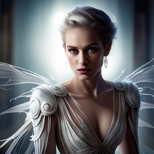 Obsidian Queen with Butterfly Wings