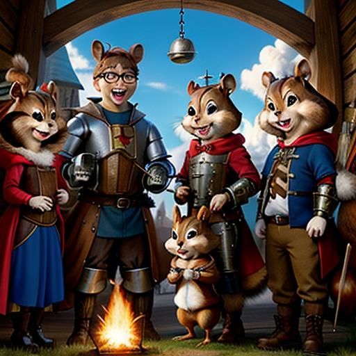 Alvin and the Chipmunks: Medieval Steampunk Bards