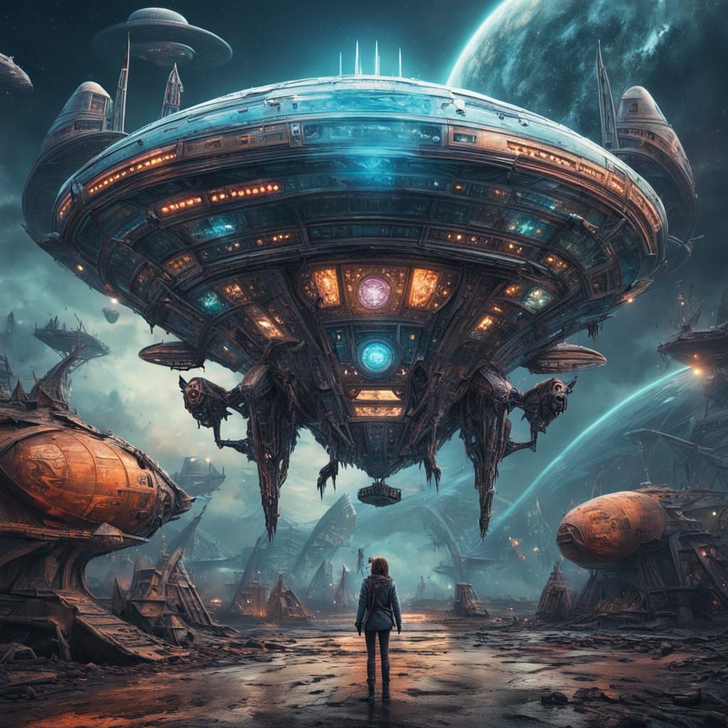 Sci-Fi Fairy Princess with Extraterrestrial Twist