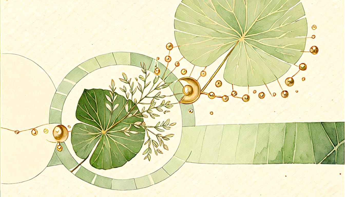 Poetic Embryo Illustration in Fine-Liner and Watercolor Styl...