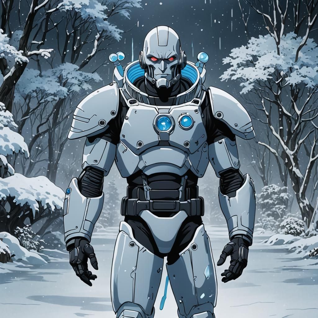 Mr. Freeze in Anime Style