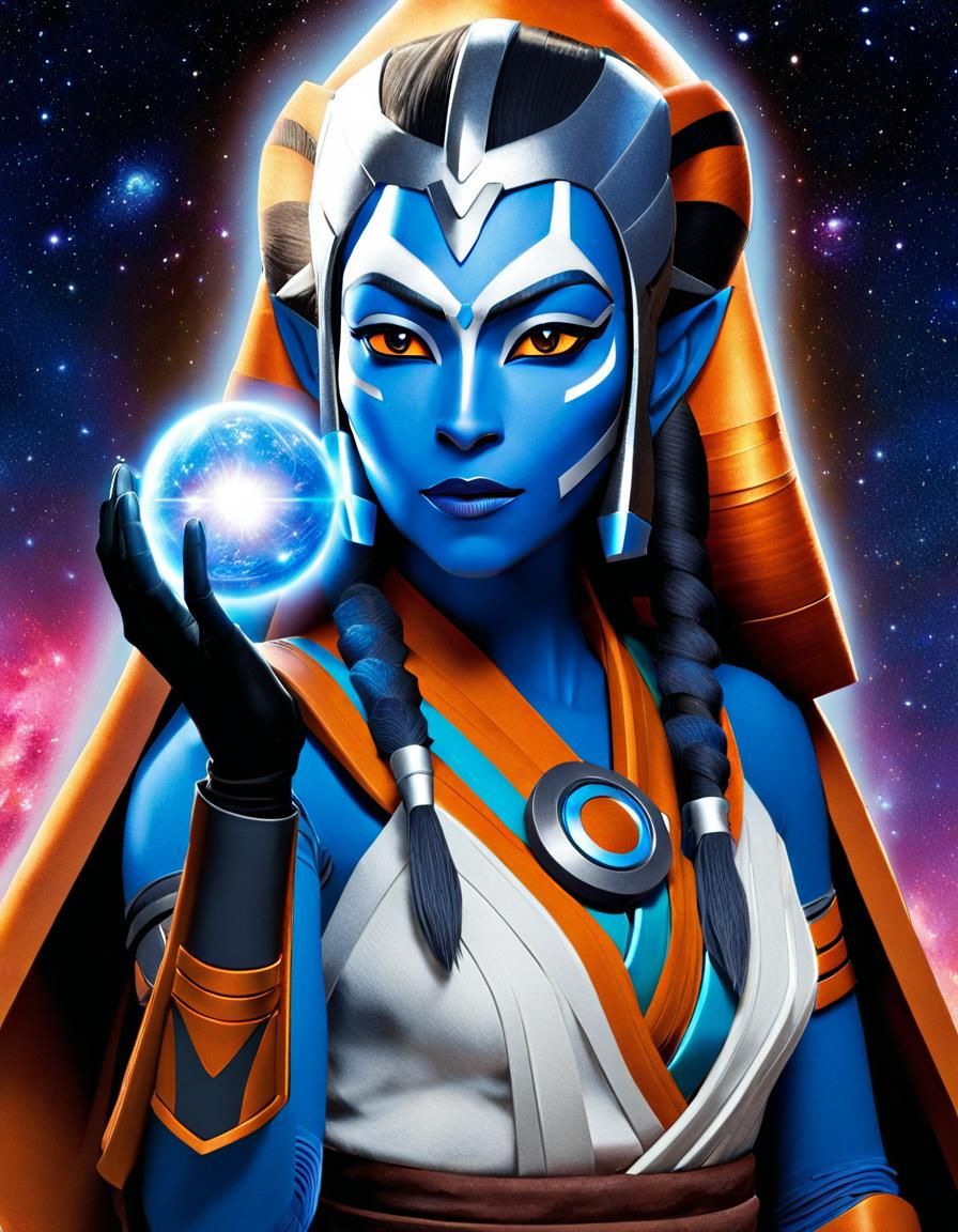Ahsoka Tano: Holding the Universe, Cosmic Art