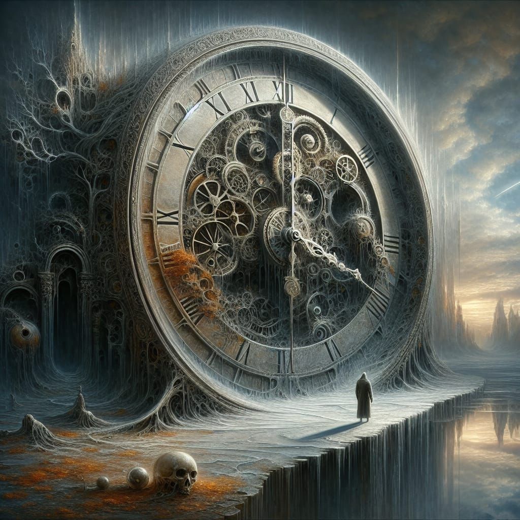 Clock of Time: Autumn Yields to Winter