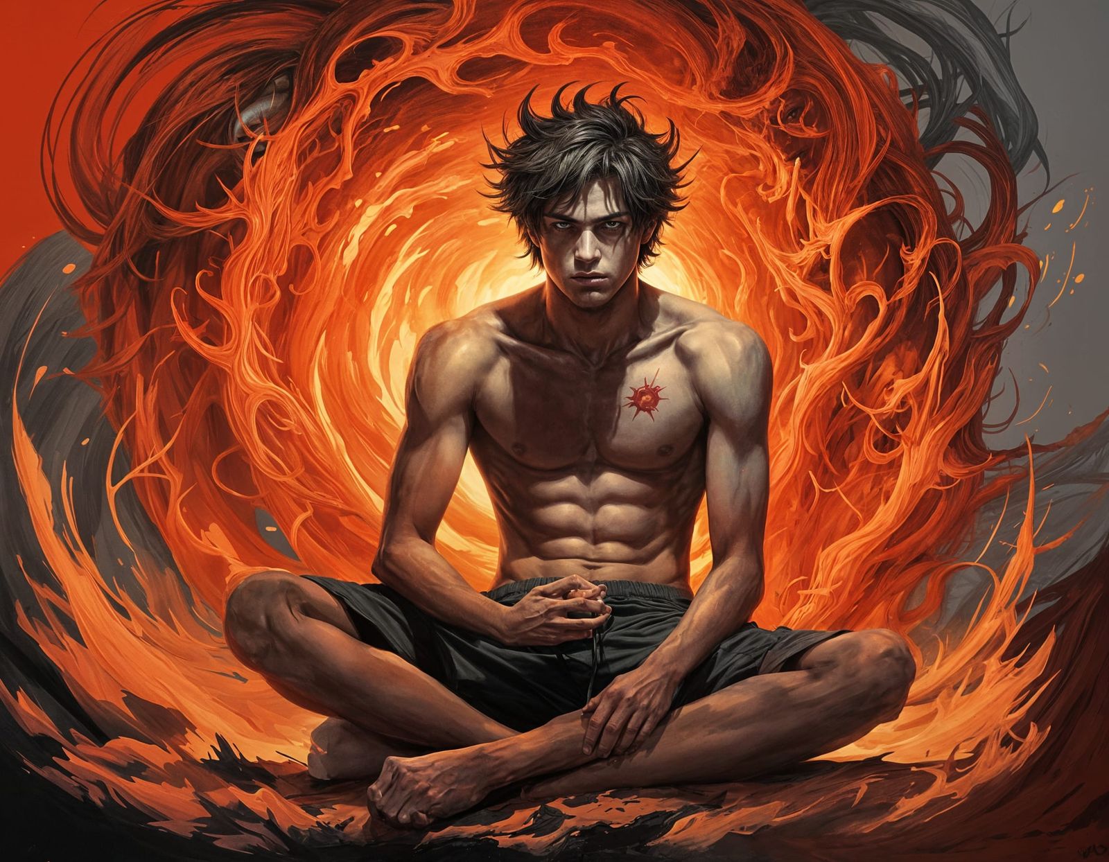 Good vs Evil: A Man's Inner Struggle