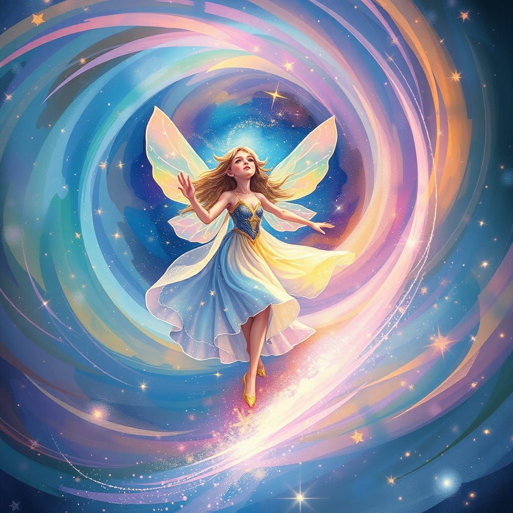 Magical Girl Steps into Celestial Vortex