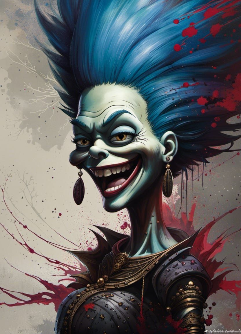 Creepy Marge Simpson