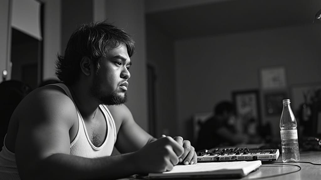 Cyberpunk Visionary in a Digital Expanse