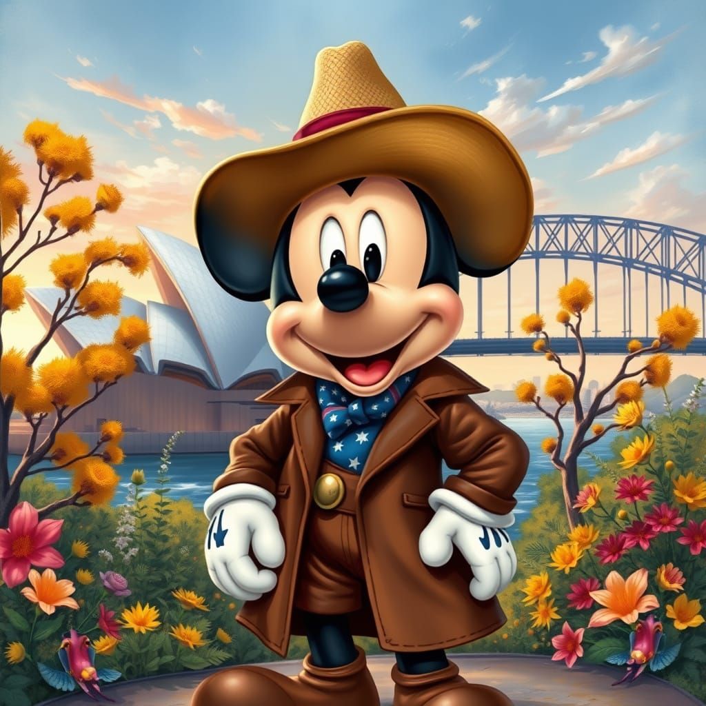 Mickey Mouse in an Australian Paradise