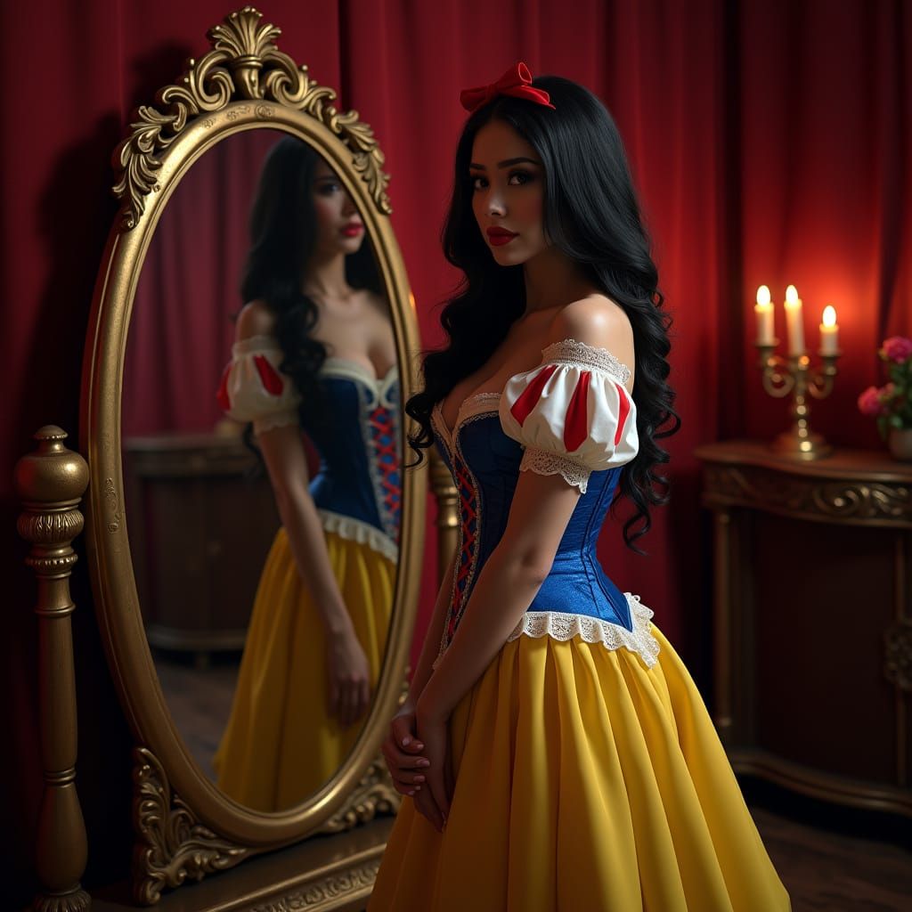 Snow White as Seductive Supermodel Portrait