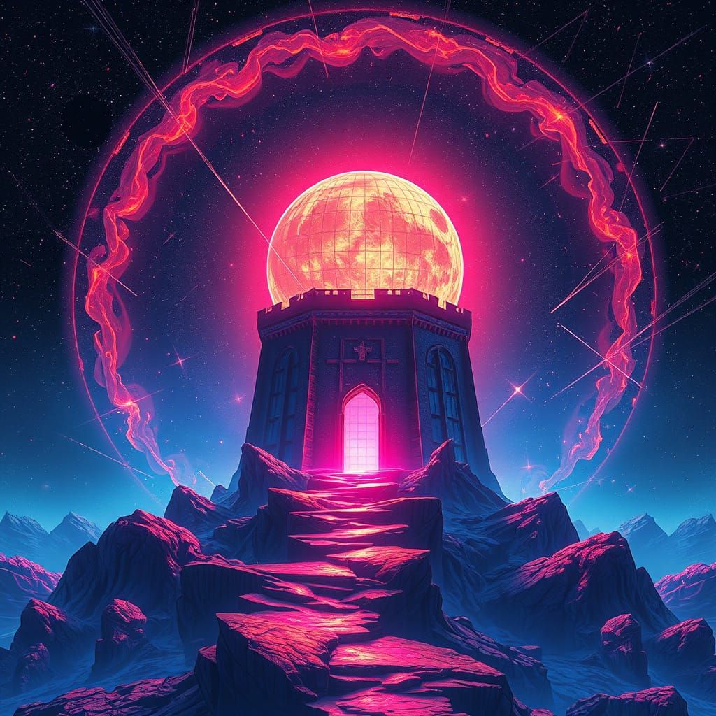 Astral Cosmic Fortress in 4K OLED