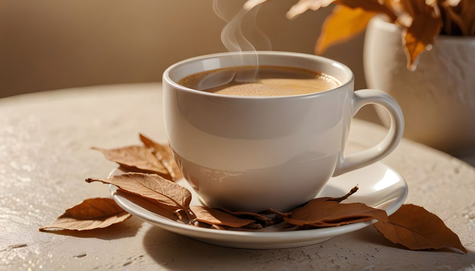 Minimalist Coffee Cup Still Life with Soft Lighting