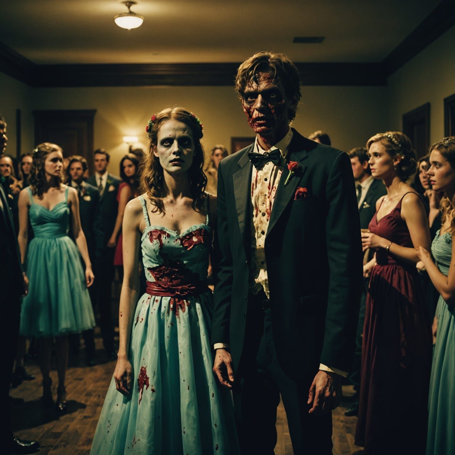Zombie Prom Night Cinematic Film Still